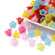 Blumenperlen Acrylblüten Mix 10mm 60 Stück/Packung