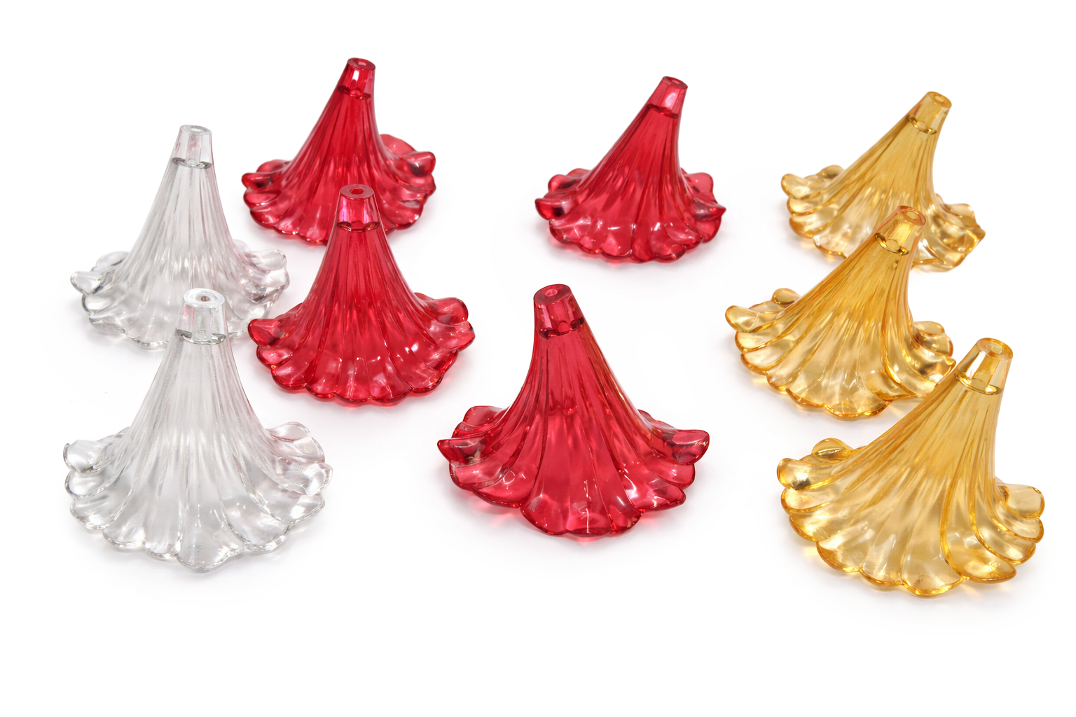 Acrylblüten 4cm5 Stück/Btl. verschiedene Farben