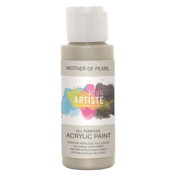 Docraft Artiste Pearl Acrylic Paint Allesfarbe 59ml