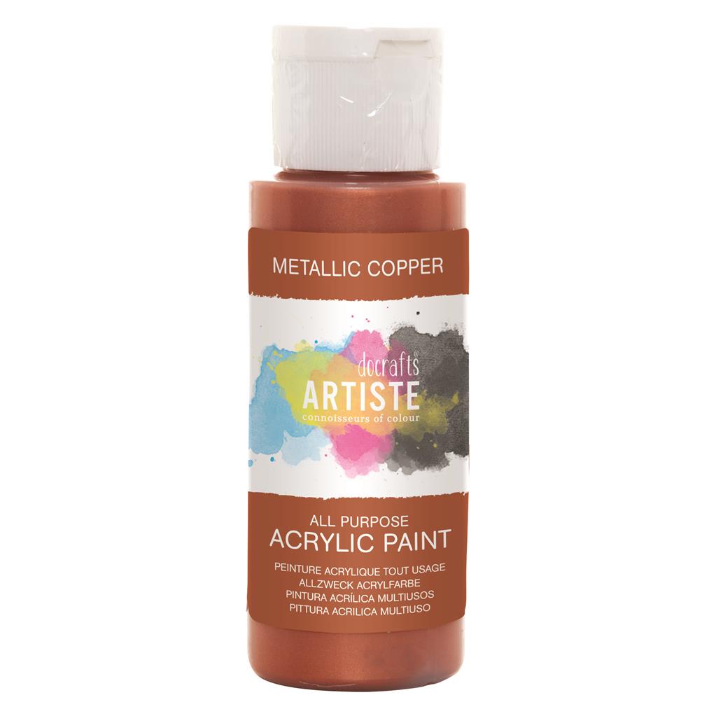 Docraft Artiste Metallic Acrylfarbe Allesfarbe 59ml