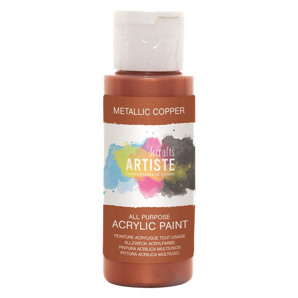 Docraft Artiste Metallic Acrylic Paint Allesfarbe 59ml
