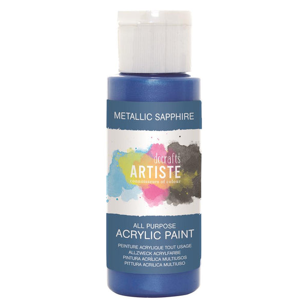 Docraft Artiste Metallic Acrylic Paint Allesfarbe 59ml