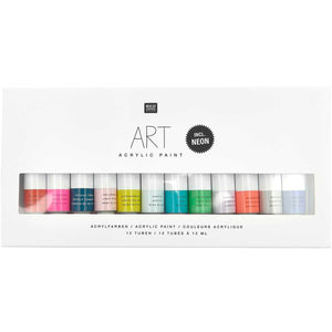 ART Acrylfarben Set Fashion 12x12ml Tuben