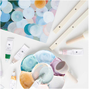 ART Acrylfarben Set Erdfarben 12x12ml Tuben