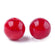 Acrylperlen rot wolkig, 14mm, 22Stk./Packung