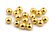 Wachsperle rund gold 10mm 28 Stück/Dose