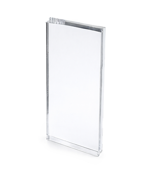 Acrylstempelblock mit Griffmulde 38x100x15mm