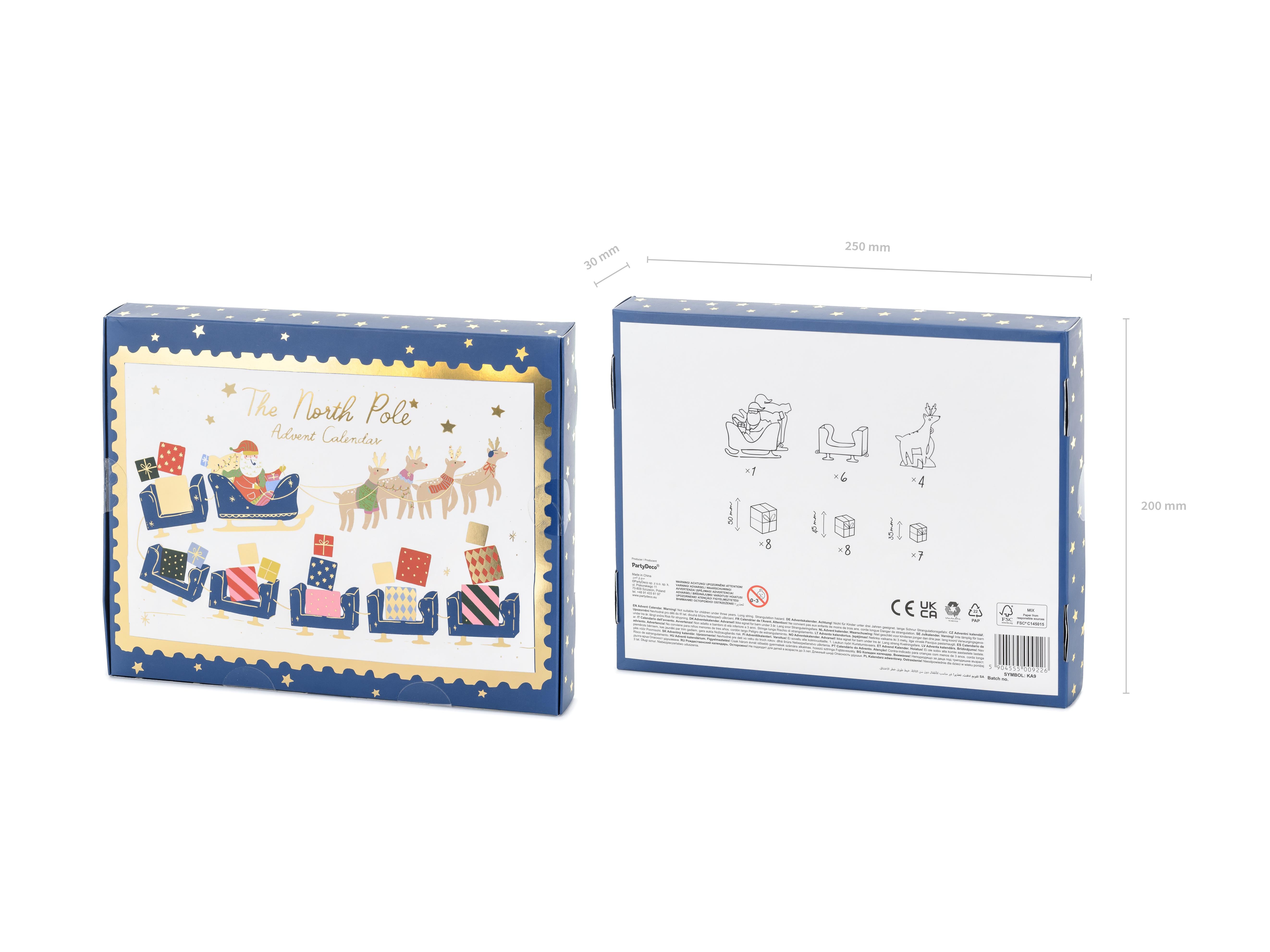Adventskalender-Set: Nordpol