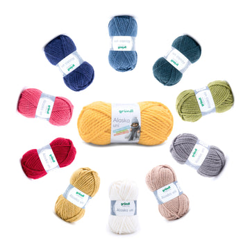 Gründl Alaska Wolle Uni 100g 75m