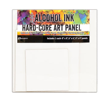 Ranger Tim Holtz Alcohol Ink Hard-Core Art Panel 3 Stück
