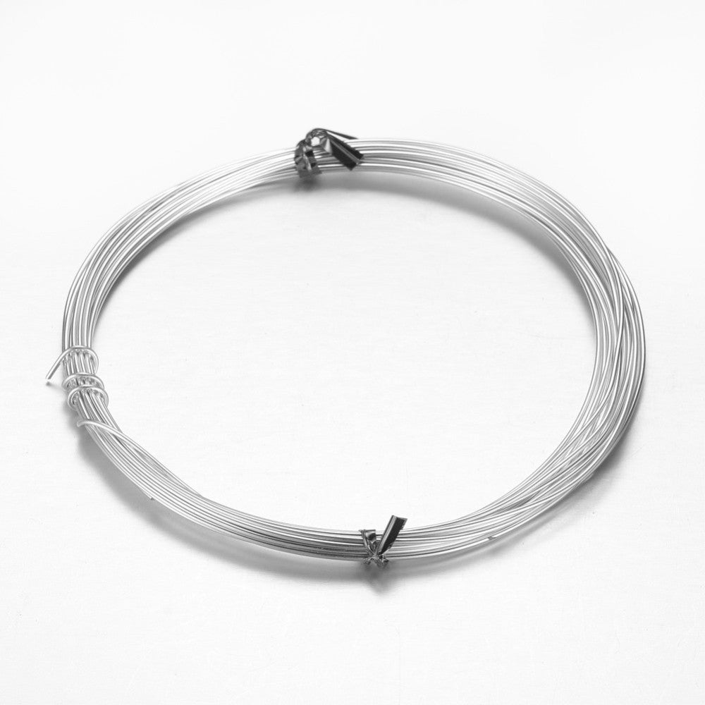 Aludraht silber rund 1mm 10m/Rolle