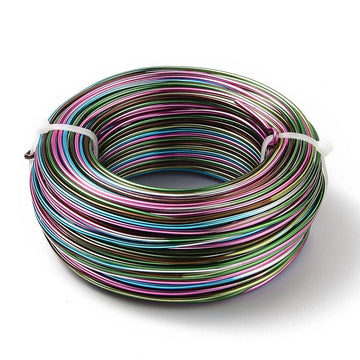 Aludraht 2 mm mehrfarbig, 5-färbig, 58 m/Rolle