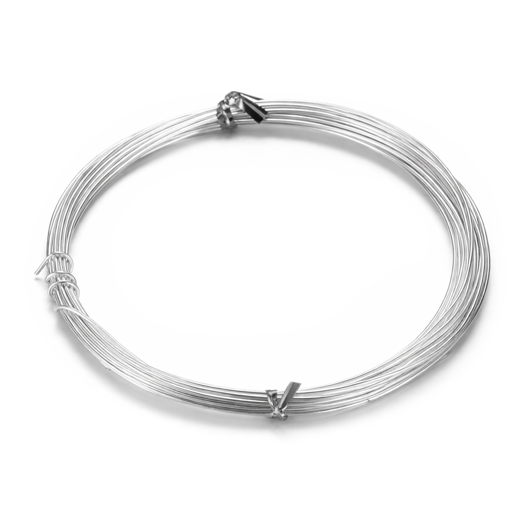 Aludraht silber rund 1,5mm 10m/Rolle