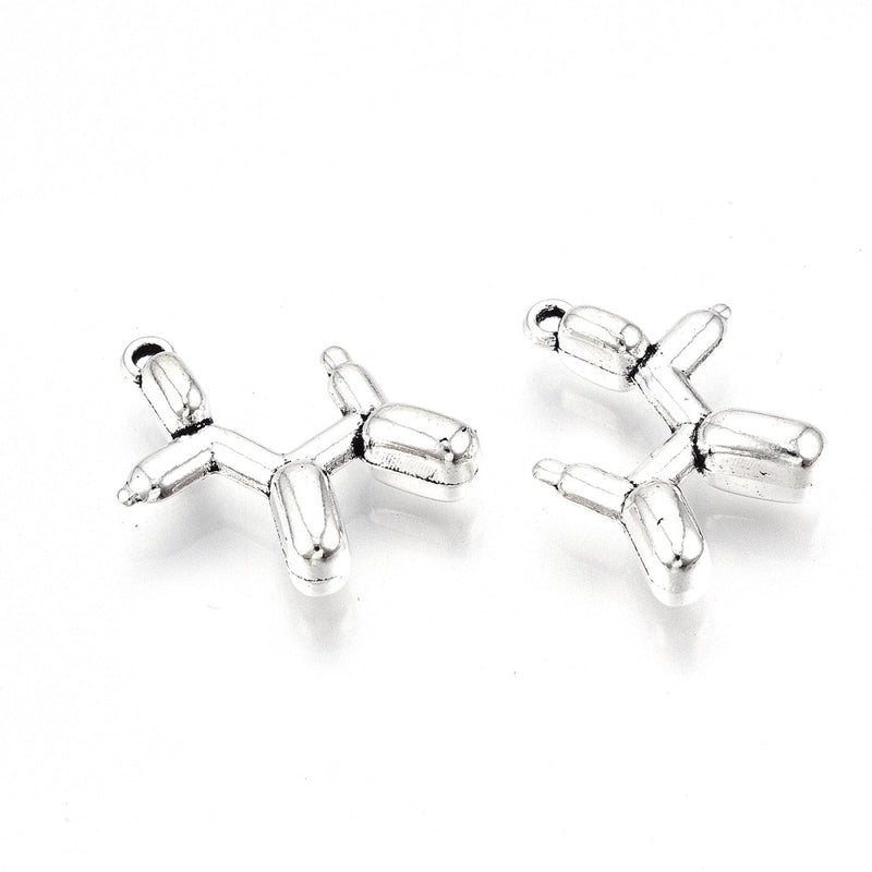 Schmuckanhänger Luftballon Hund 19x15x5mm, pro Stück