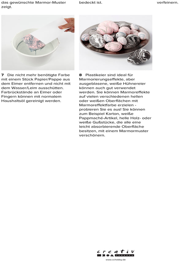 Marmorierfarbe Marabu Easy Marble 15ml in Glasflasche