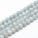 Aquamarin Edelsteinperlen natürlich 6mm rund 1 Strang 40cm 65 Stück