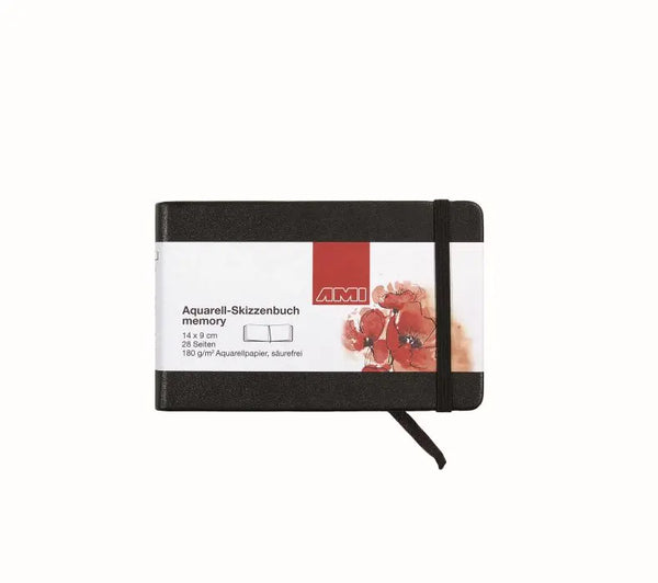 Aquarell Skizzenbuch Memory chamoisfarbenes Papier 180g 28 Blatt