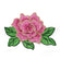 Aufnäher Patch Blume pink 78x107mm 1 Stück