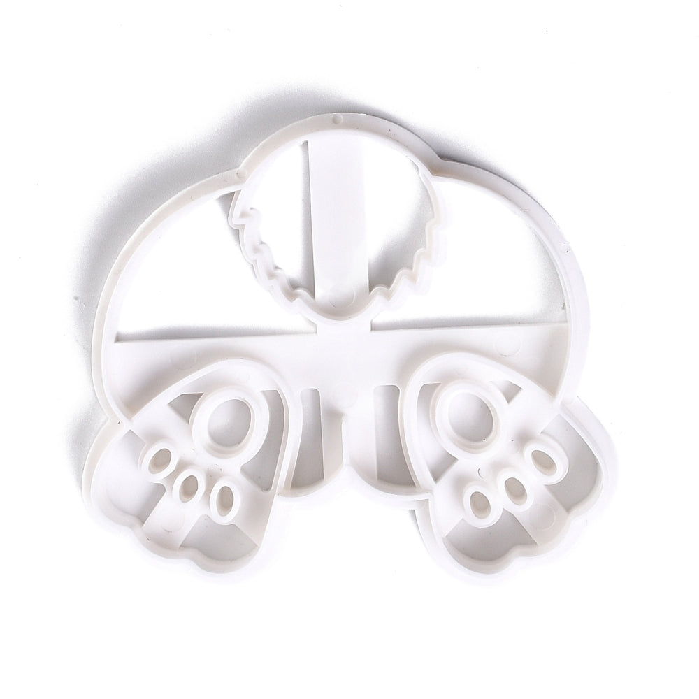 Ausstecher Hasen-Popo Kunststoff, 75x75x10mm