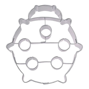 Ausstechform mit Prägeeinsatz Marienkäfer 7cm