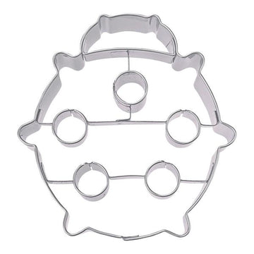 Ausstechform mit Prägeeinsatz Marienkäfer 7cm