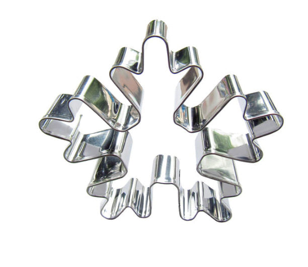 Ausstechform Schneeflocke 10cm, Eiskristall Ausstecher