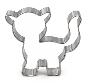 Ausstechform Katze stehend Edelstahl rostfrei 70x70mm