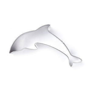Ausstechform Delfin aus Edelstahl 38x75x17,5mm 1 Stück