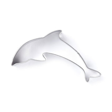 Ausstechform Delfin aus Edelstahl 38x75x17,5mm 1 Stück