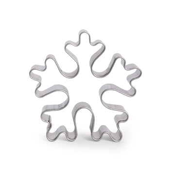Ausstechform Schneeflocke Eiskristall aus Edelstahl 10cm