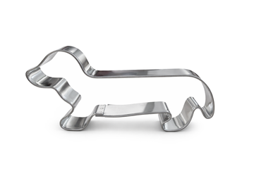 Ausstecher Hund Dackel rostfrei Edelstahl 85x32mm