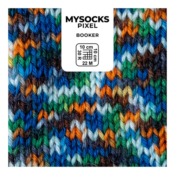 MyBoshi Mysocks Pixel Sockenwolle Aloeveraduft 6-fädig 150g/390m