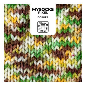 MyBoshi Mysocks Pixel Sockenwolle Aloeveraduft 6-fädig 150g/390m