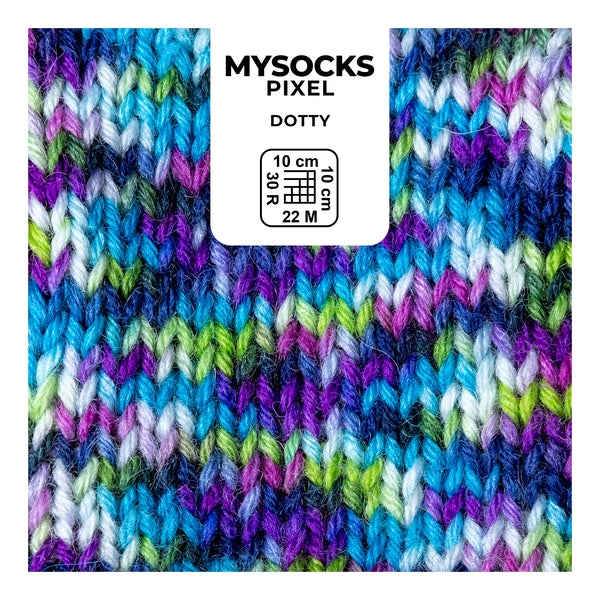 MyBoshi Mysocks Pixel Sockenwolle Aloeveraduft 6-fädig 150g/390m