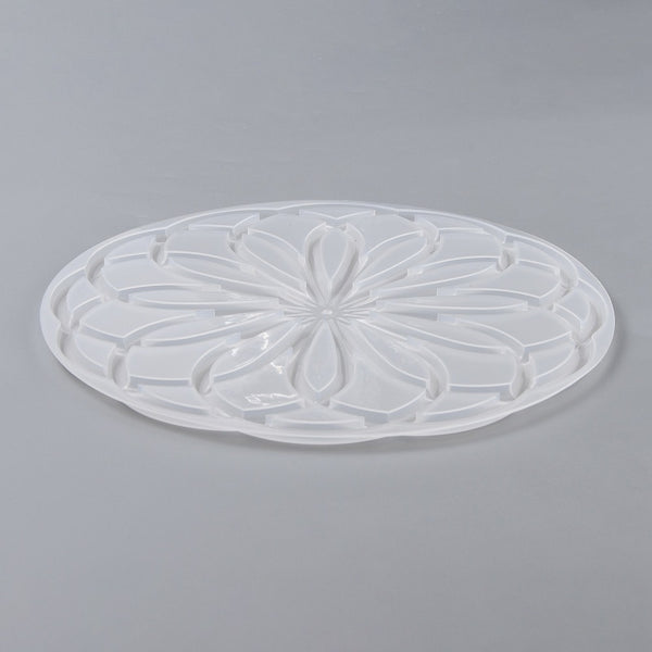 Silikongießform Mandala rund 203x6 mm