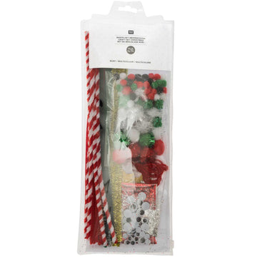 Bastelset Weihnachten X-Mas bunt 168-teilig