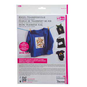 Bügel-Transferfolie Inkjet+Laser für dunkle Stoffe A4 1 Stück