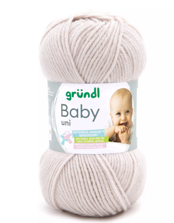 Gründl Baby Uni Babywolle 50g 150m