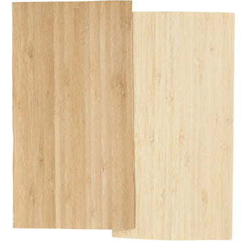 Bambus-Furnierplatten 12x22 cm 0,75 mm 2 Platten