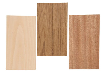 Bambus-Furnierplatten 12x22 cm 0,75 mm 3 Platten