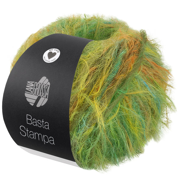 Lana Grossa BASTA STAMPA Fake Fur Look 50% Schurwolle Merino 50% Polyamid 100m / 50g