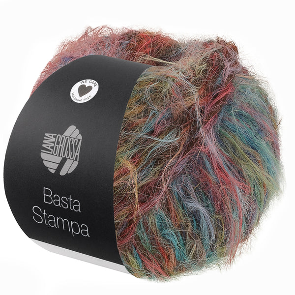 Lana Grossa BASTA STAMPA Fake Fur Look 50% Schurwolle Merino 50% Polyamid 100m / 50g