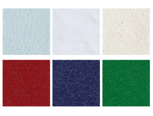 Glitter-Bastelfilz Feinglitter 1mm 30x40cm