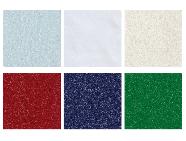 Glitter-Bastelfilz Feinglitter 1mm 30x40cm