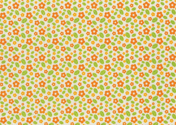 Bastelfilz bedruckt Frühling mit Blumen 1mm 30x40cm 1 Stück