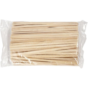 Eisstiele Bastelhölzer natur 19cm x 6mm 200 Stück