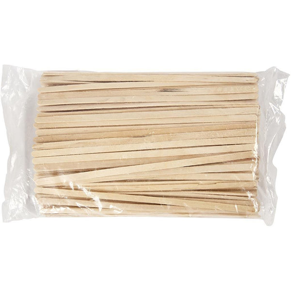Eisstiele Bastelhölzer natur 19cm x 6mm 200 Stück