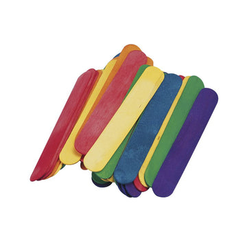Bastelhölzer bunt 150x20mm breit 36 Stk/Packung