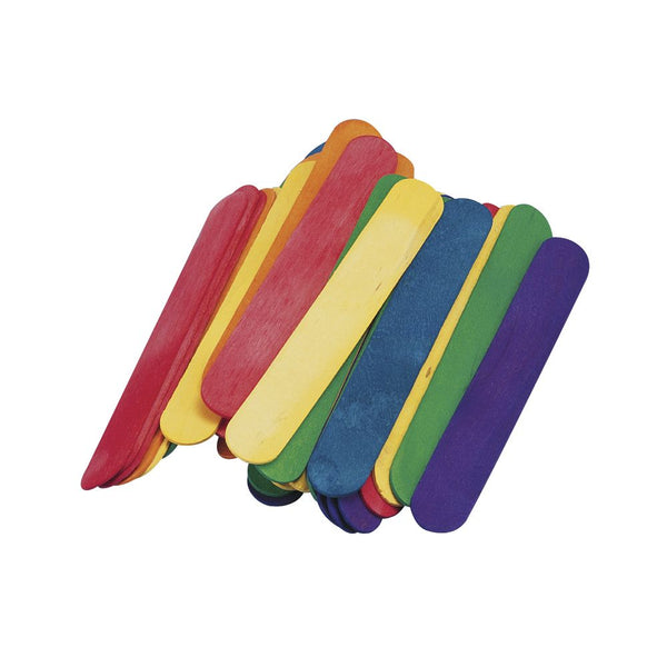 Bastelhölzer bunt 150x20mm breit 36 Stk/Packung