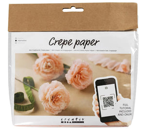 Mini Kreativ Set Krepppapier-Blumen